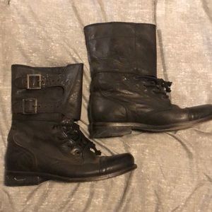 All saints combat boots